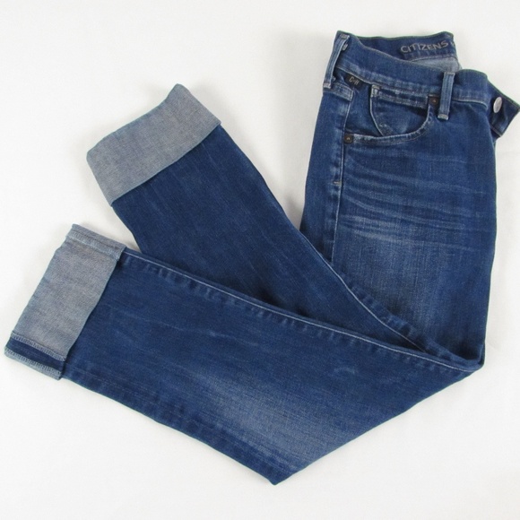Citizens Of Humanity Denim - C of H Dani Cropped Striaght Leg Mid Rise size 27